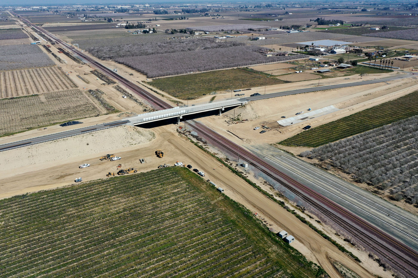 South Avenue Grade Separation (drone view)