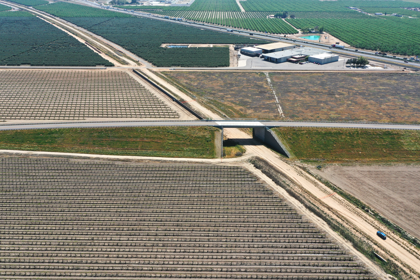 Avenue 8 Overpass (drone view)