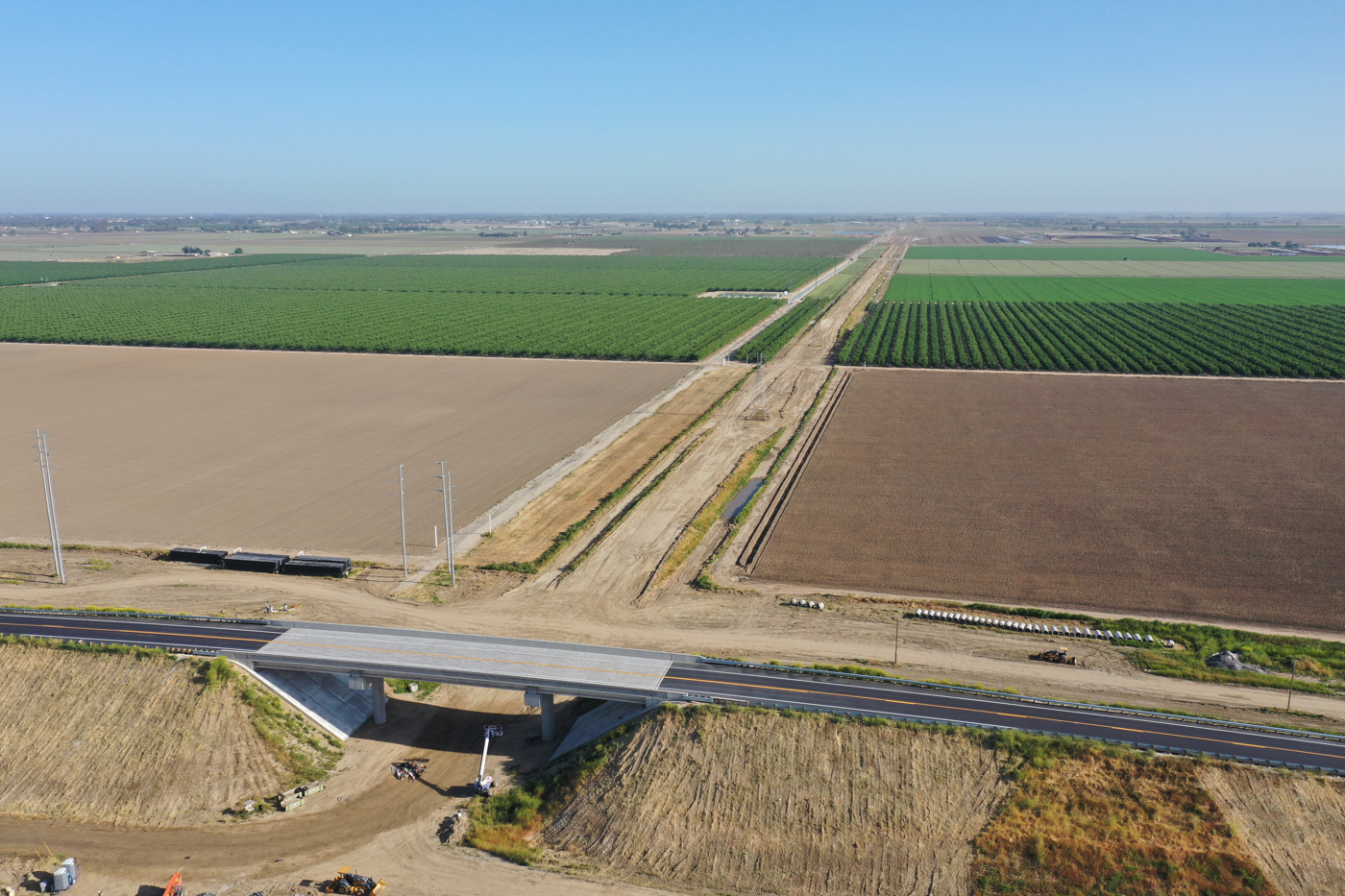 Idaho Avenue Overcrossing (drone view)