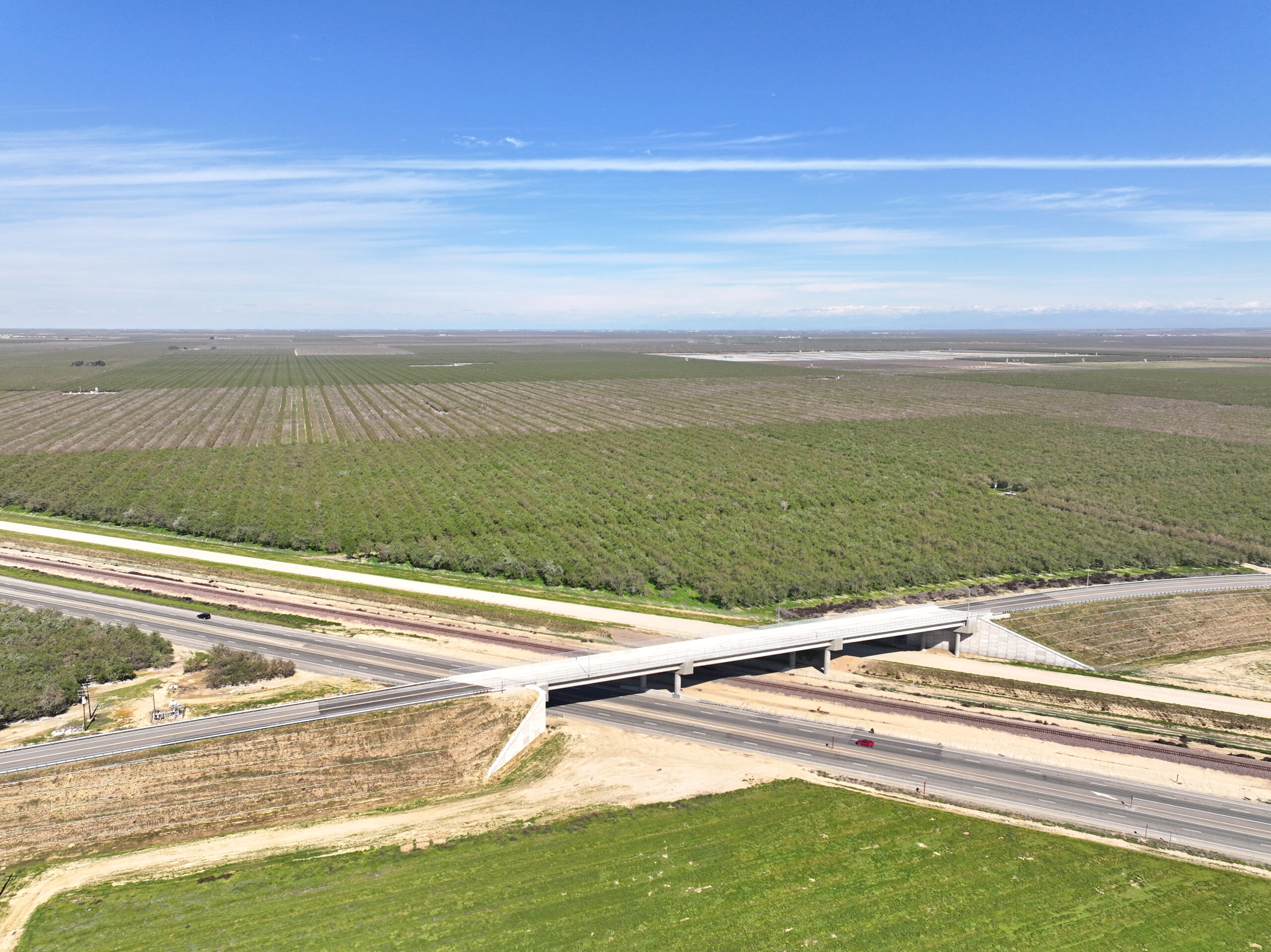 Merced Avenue Grade Separation (drone view)