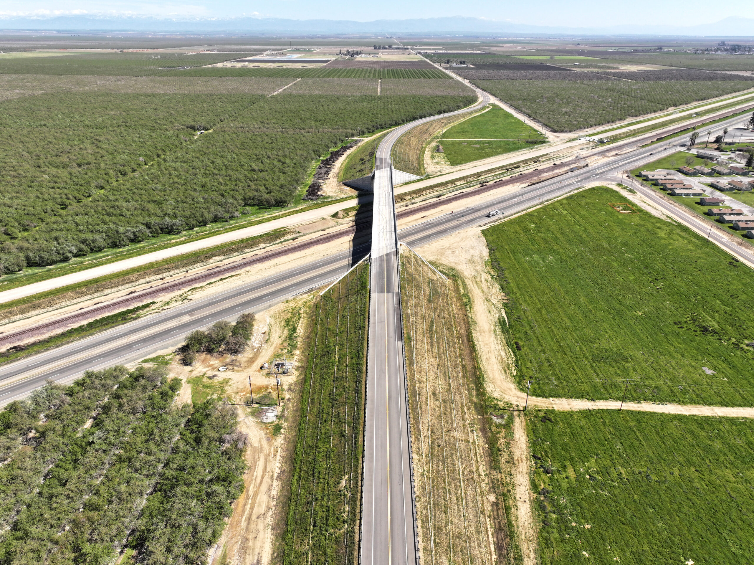 Merced Avenue Grade Separation (drone view)