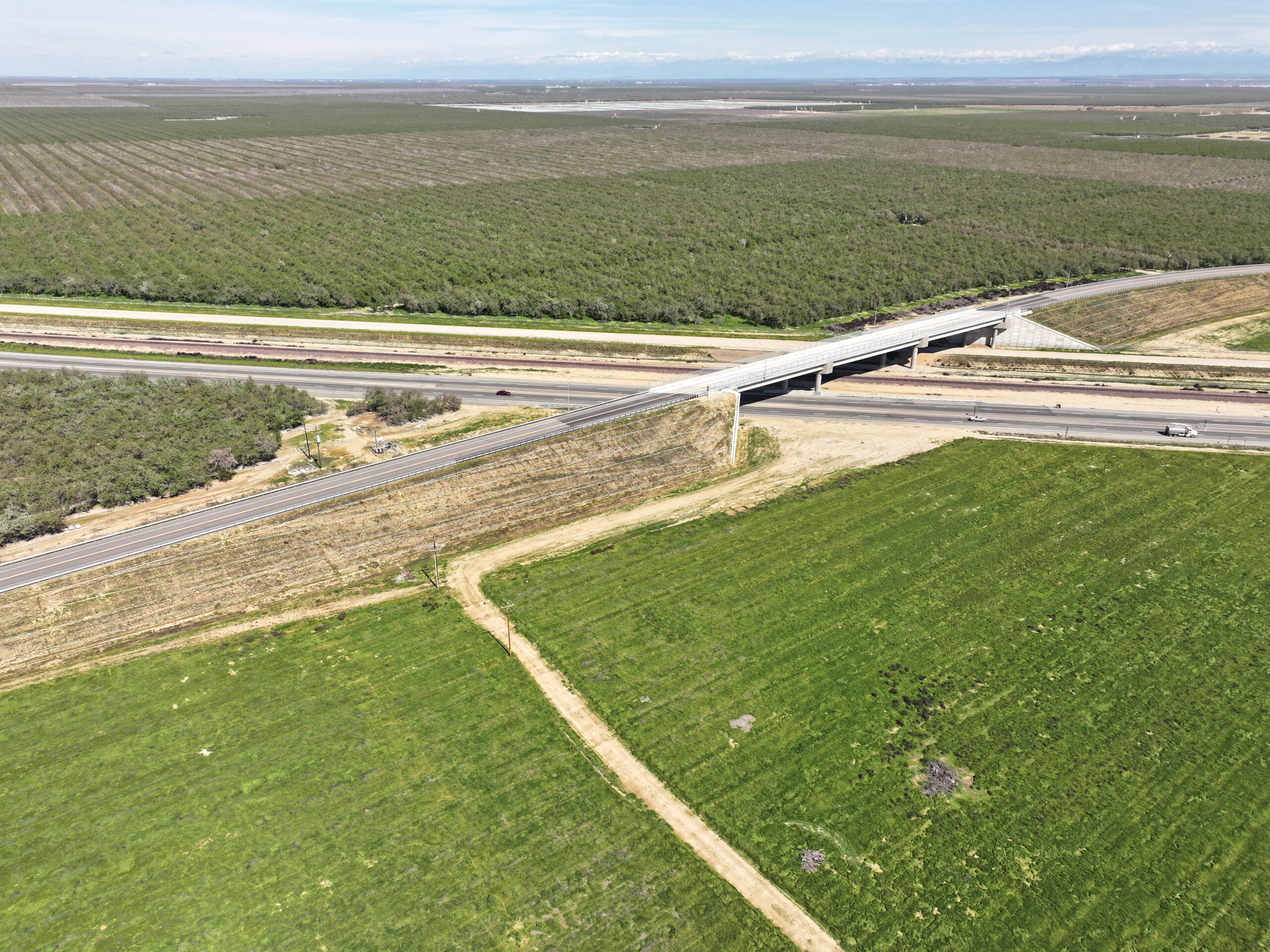 Merced Avenue Grade Separation (drone view)