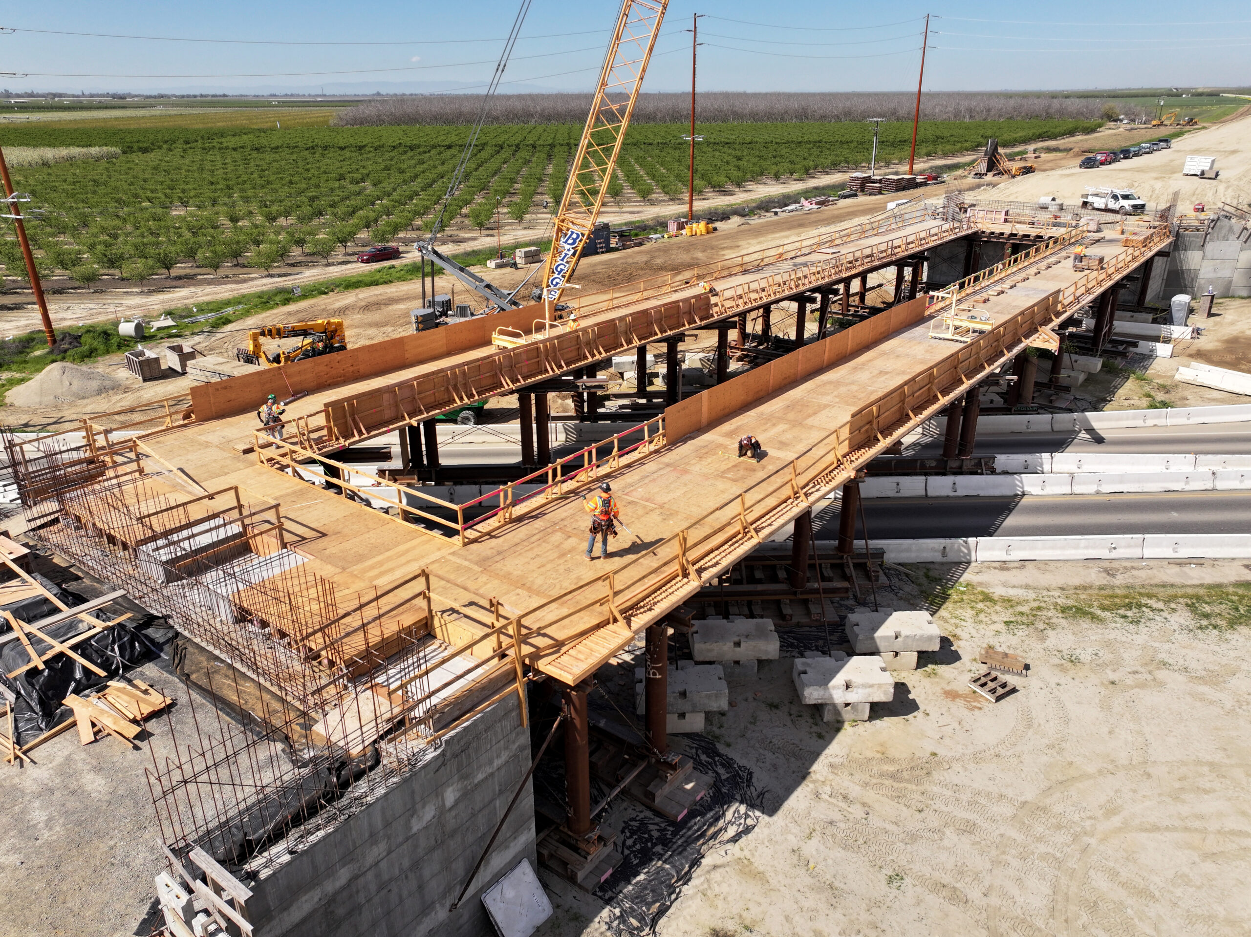 State Route 43 Tied Arch Bridge (drone view)