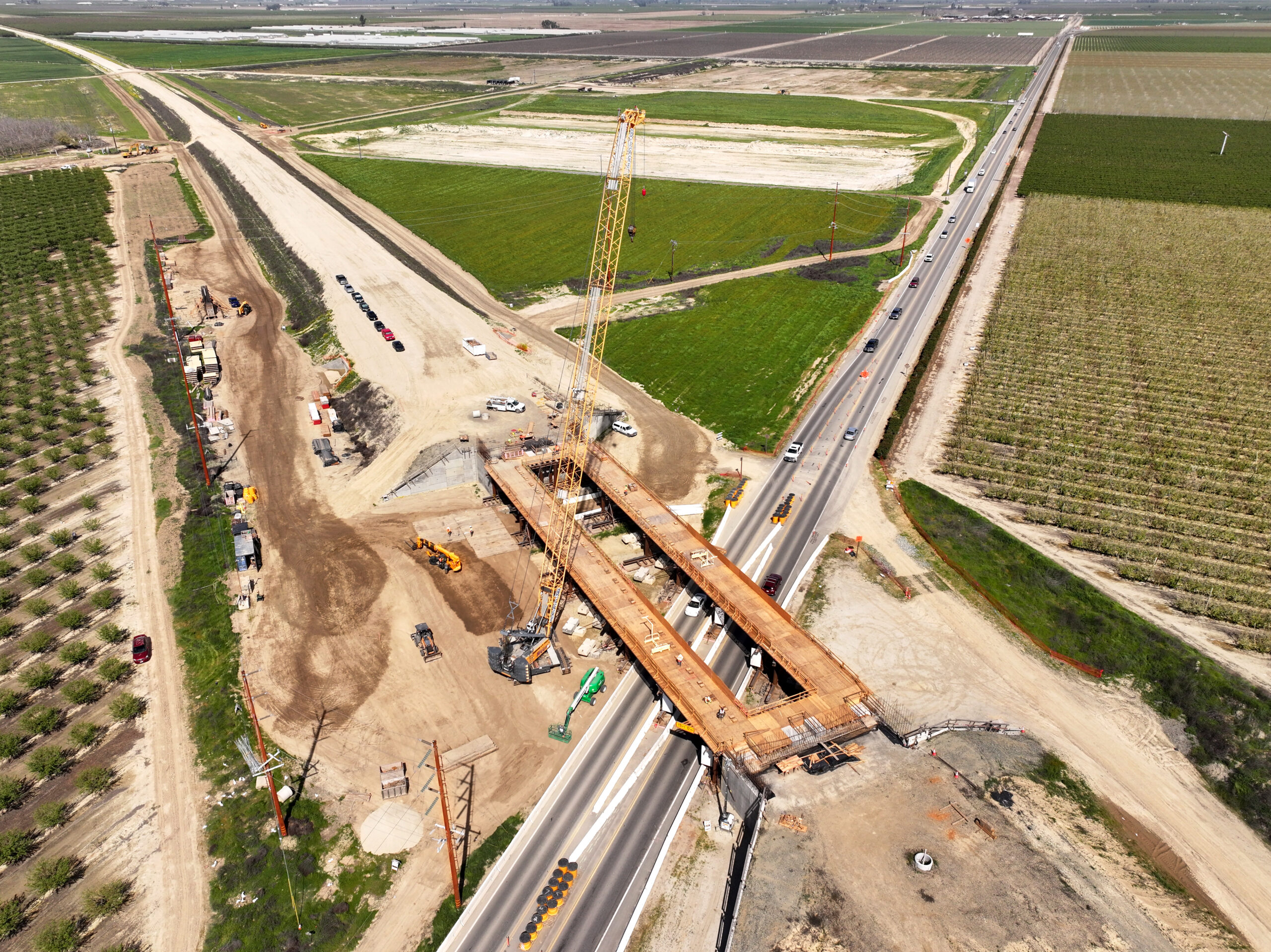 State Route 43 Tied Arch Bridge (drone view)
