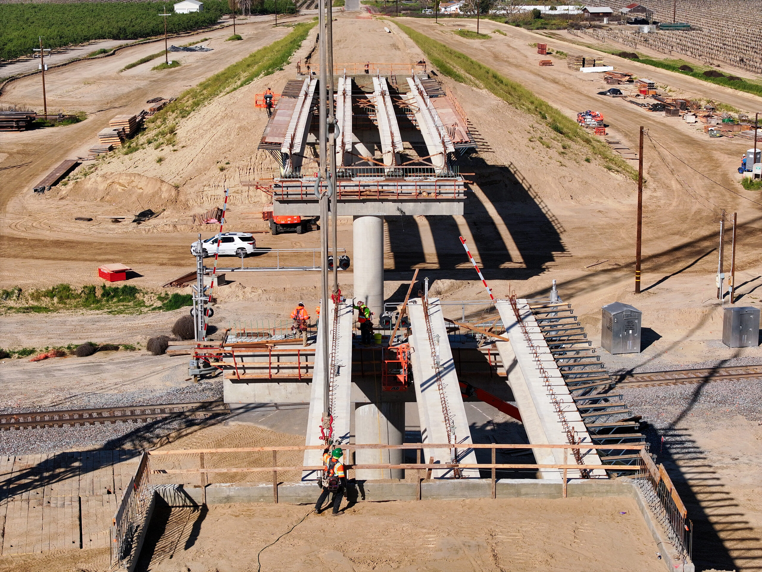 Floral Avenue Grade Separation (drone view)