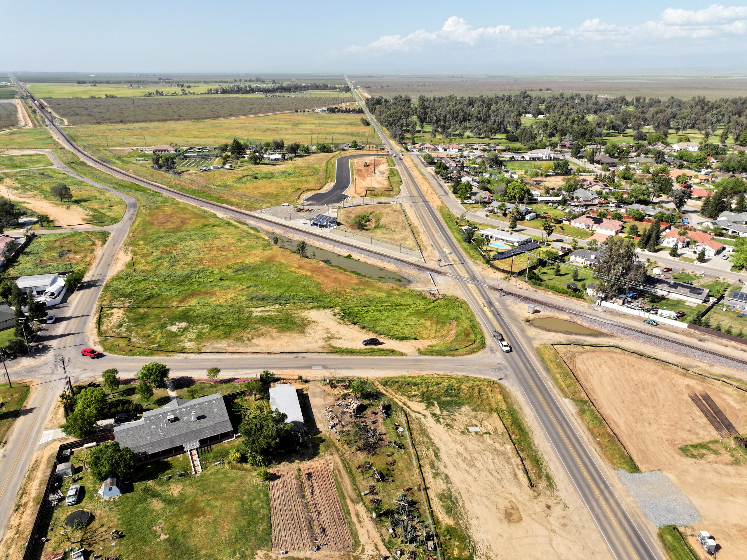 Road 26 Grade Separation (drone view)