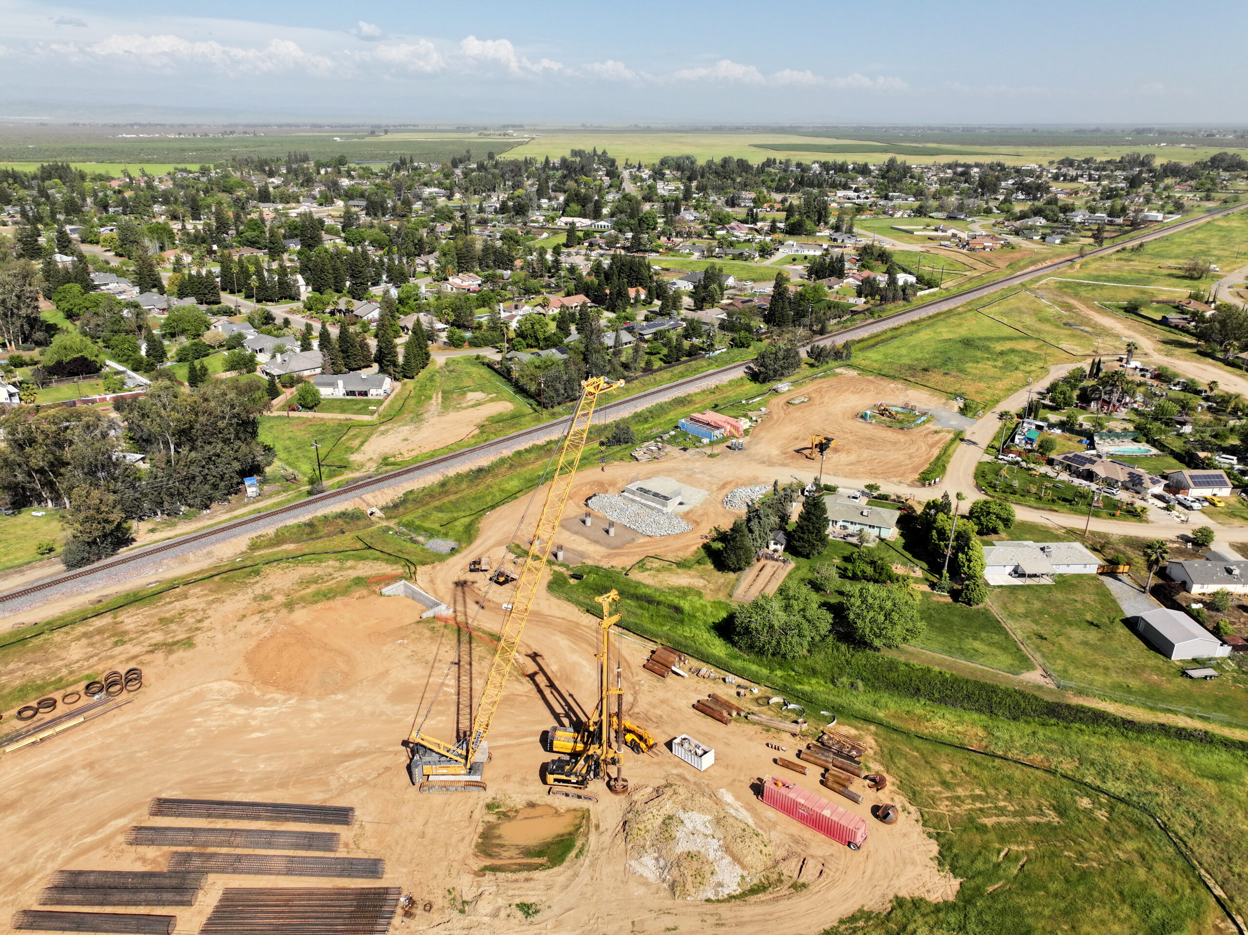 Road 26 Grade Separation (drone view)