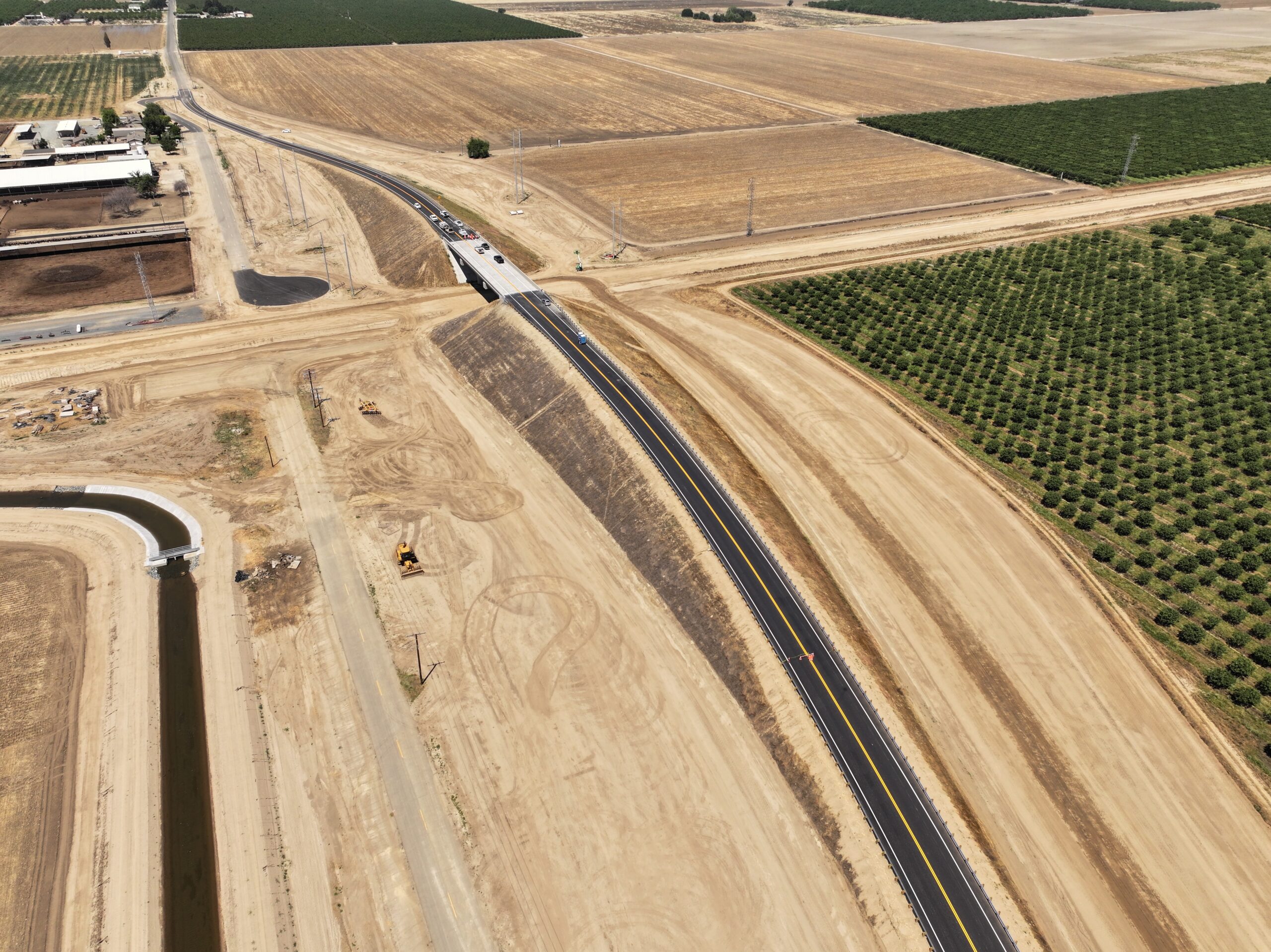 Flint Avenue Grade Separation (drone view)