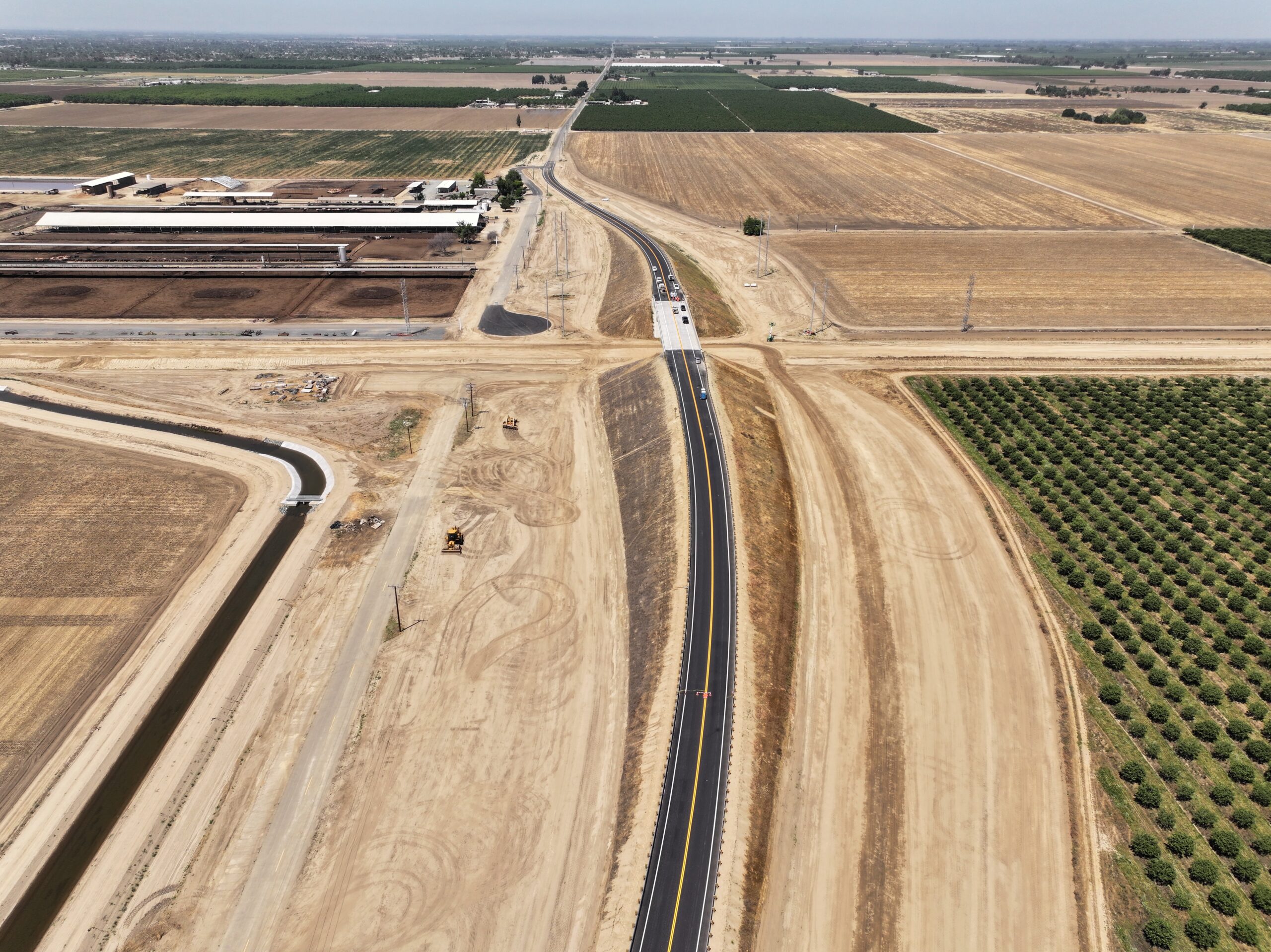 Flint Avenue Grade Separation (drone view)
