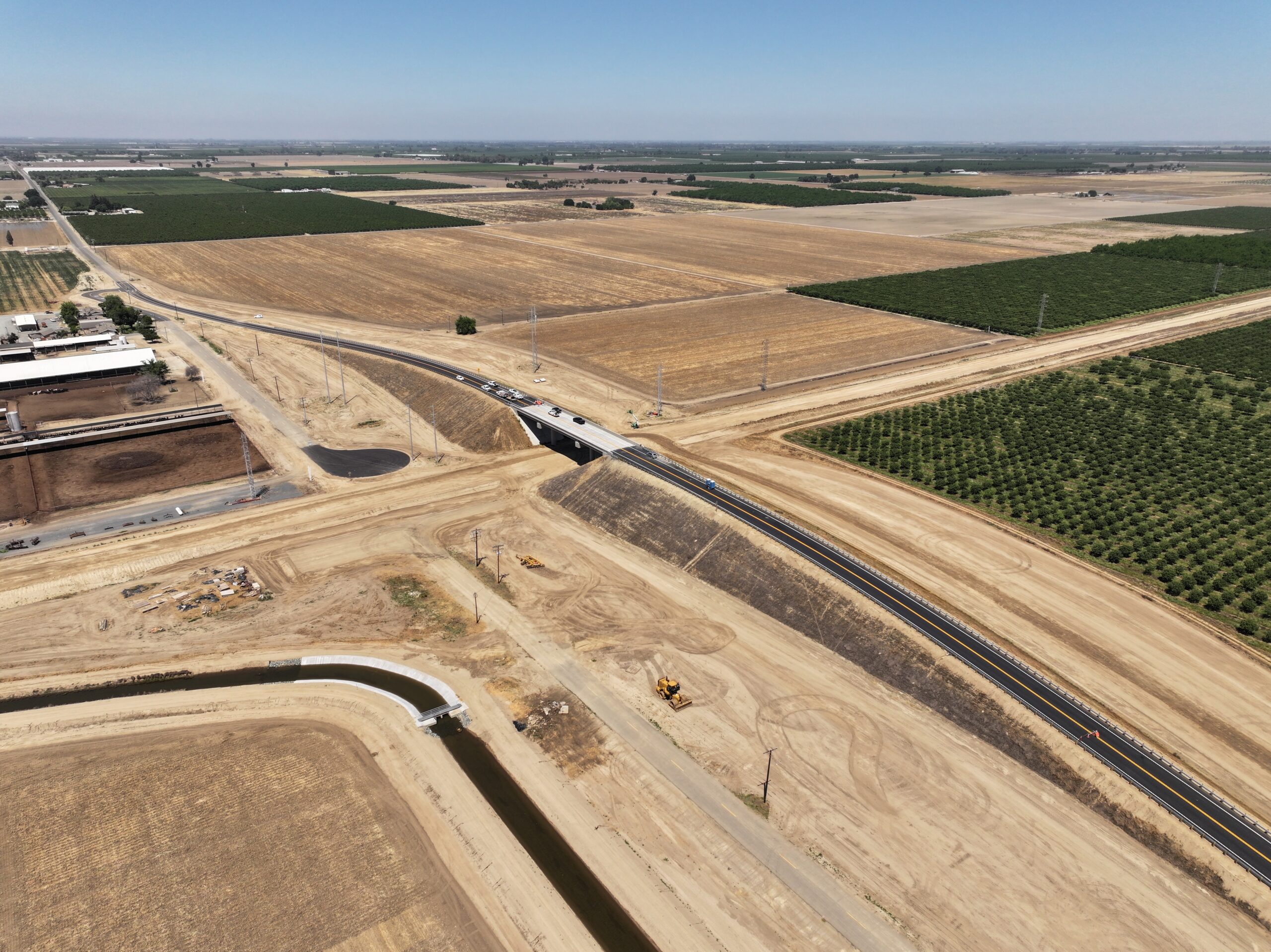 Flint Avenue Grade Separation (drone view)