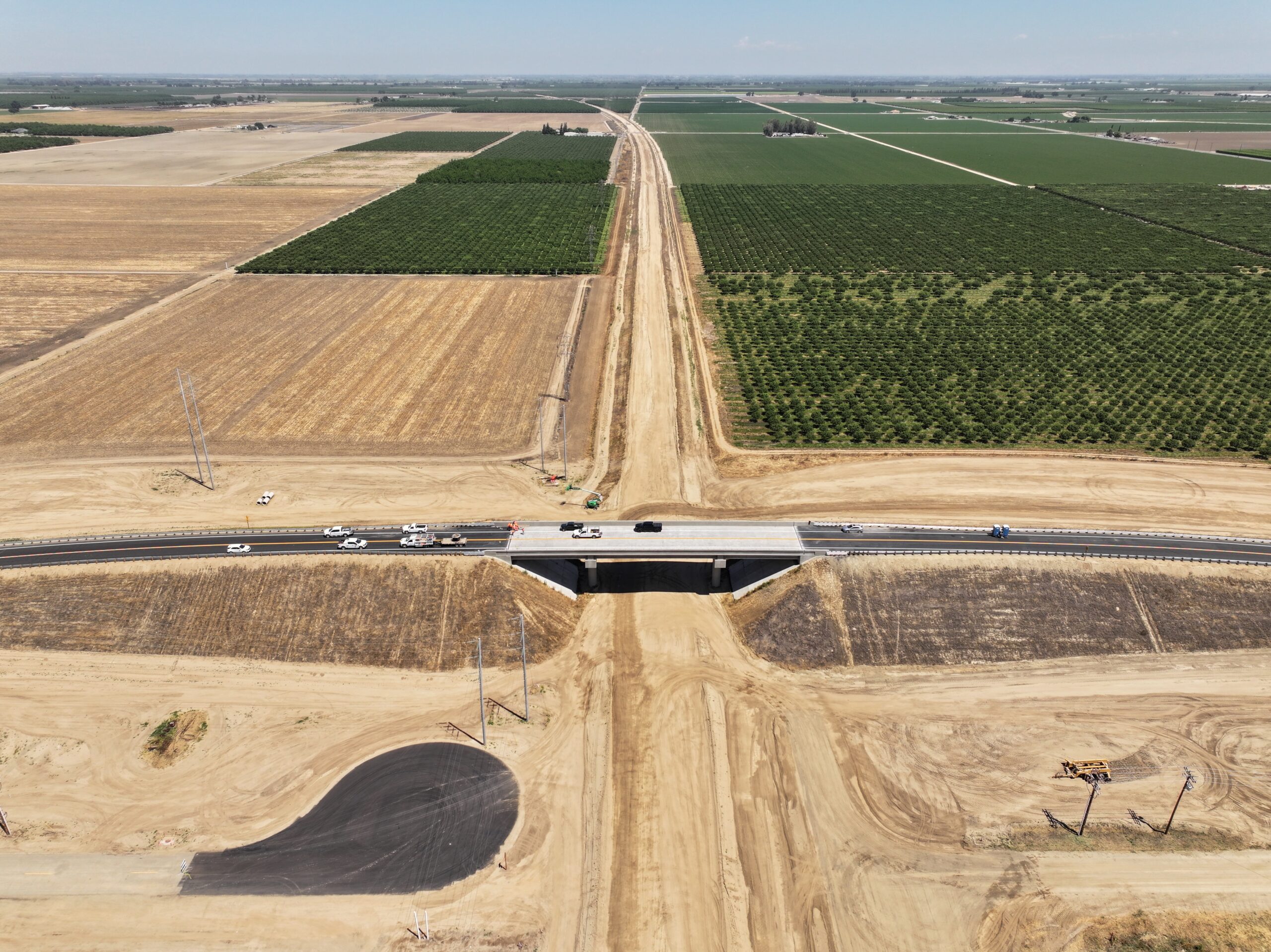 Flint Avenue Grade Separation (drone view)