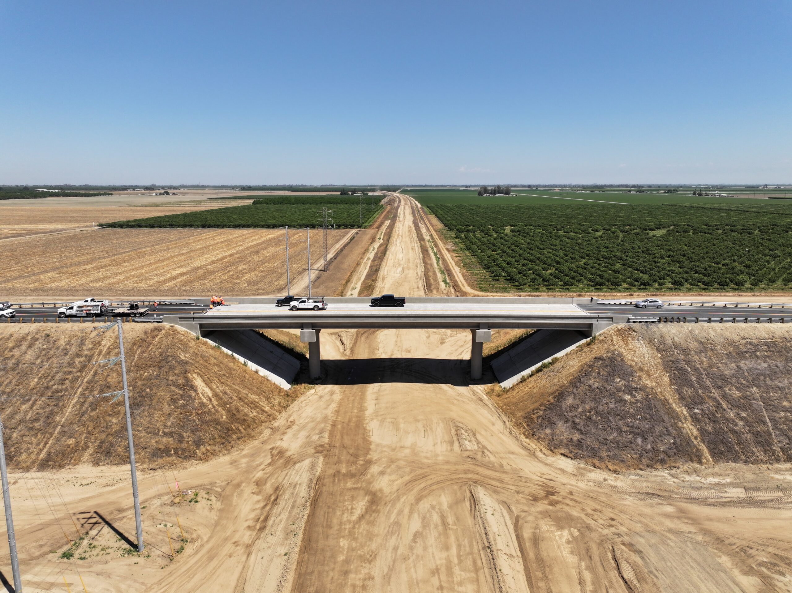 Flint Avenue Grade Separation (drone view)