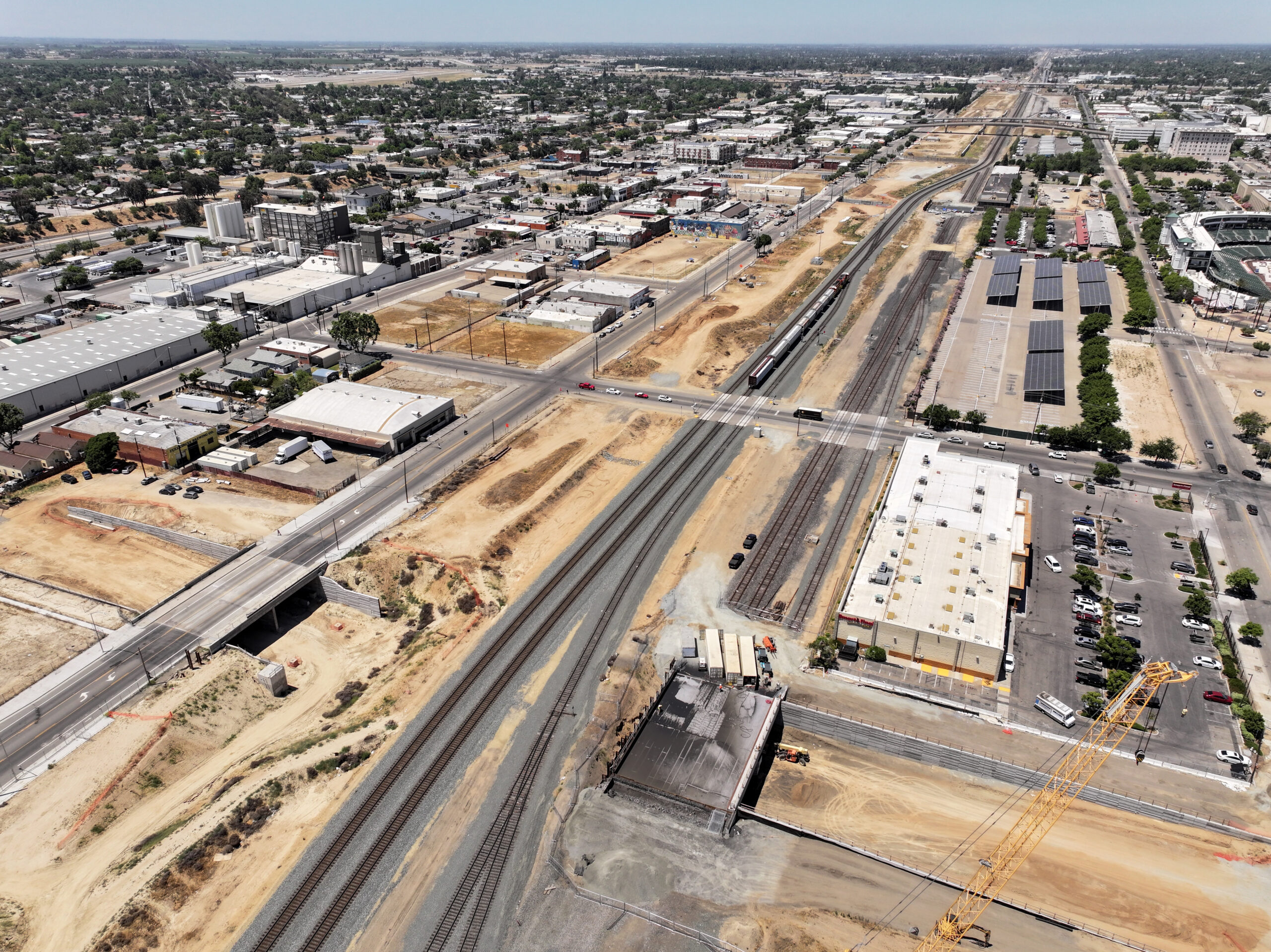 Ventura Street Underpass (drone view)