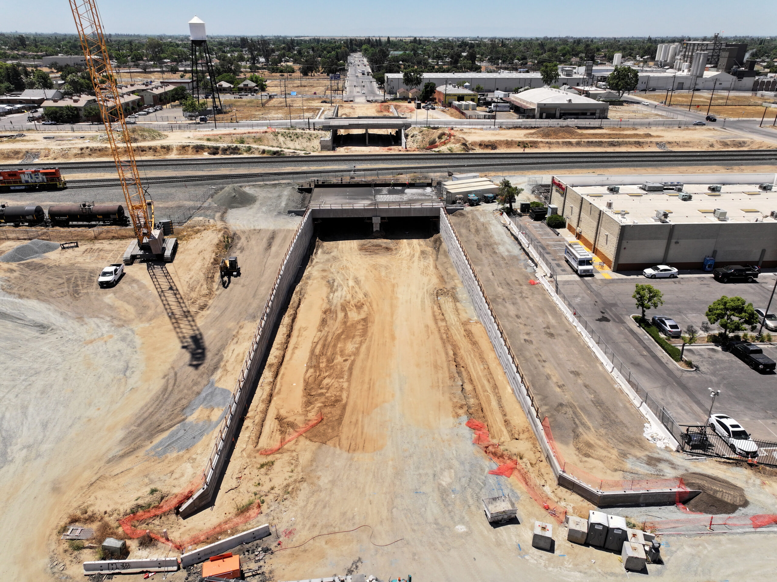 Ventura Street Underpass (drone view)