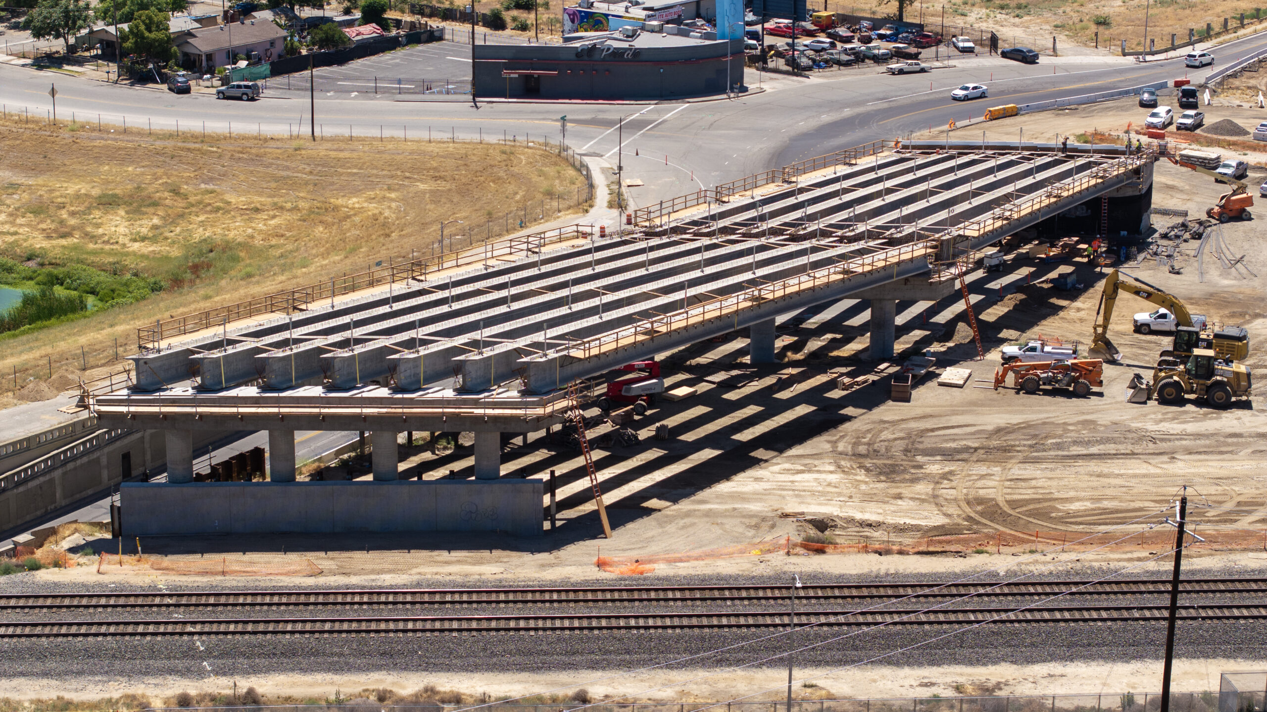 Belmont Avenue Grade Separation (drone view)