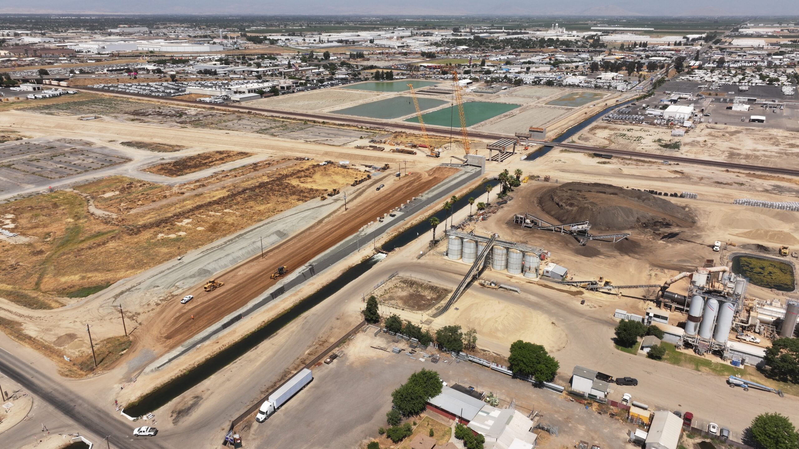 Central Avenue Grade Separation (drone view)
