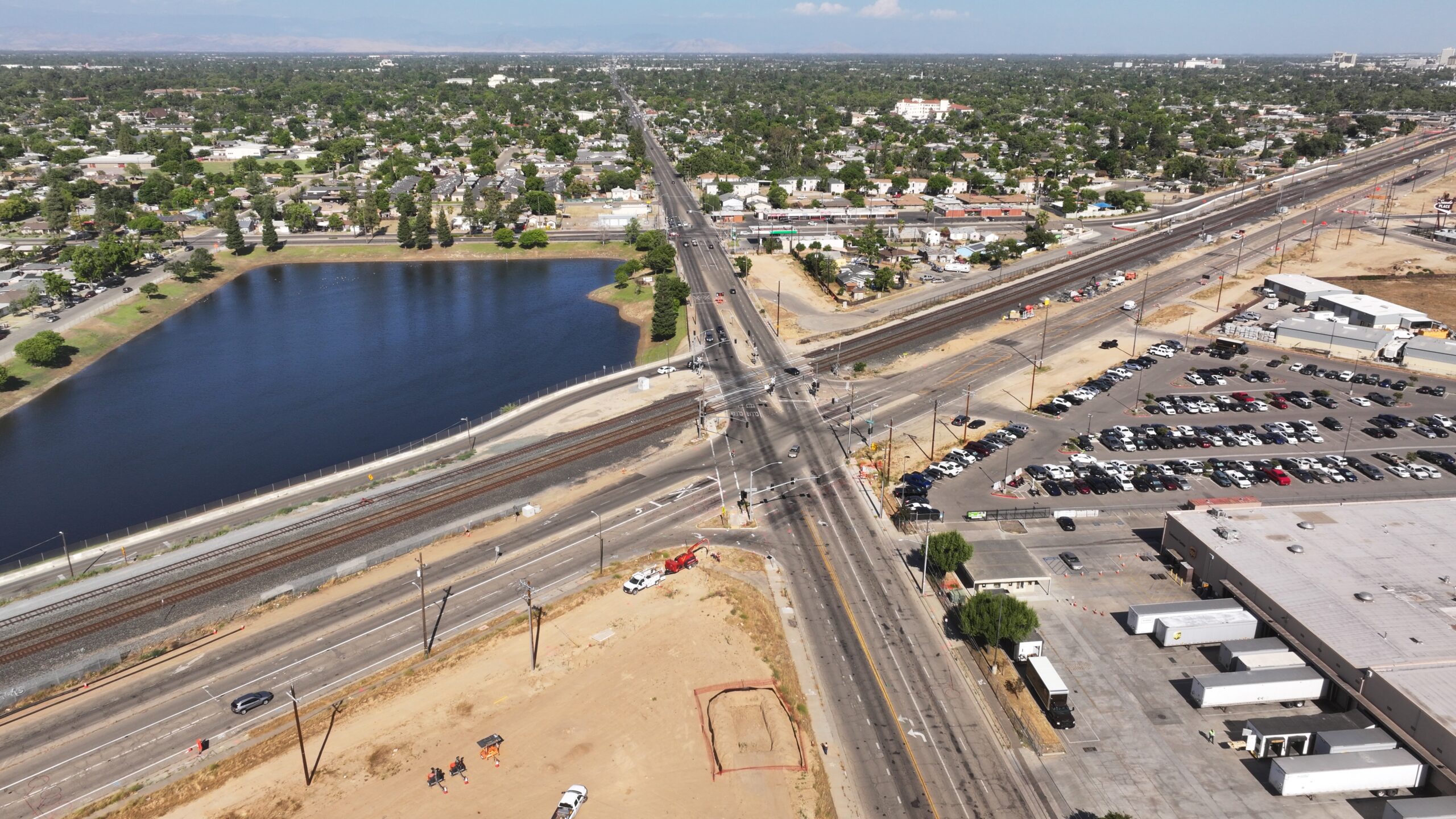 McKinley Avenue Grade Separation (drone view)