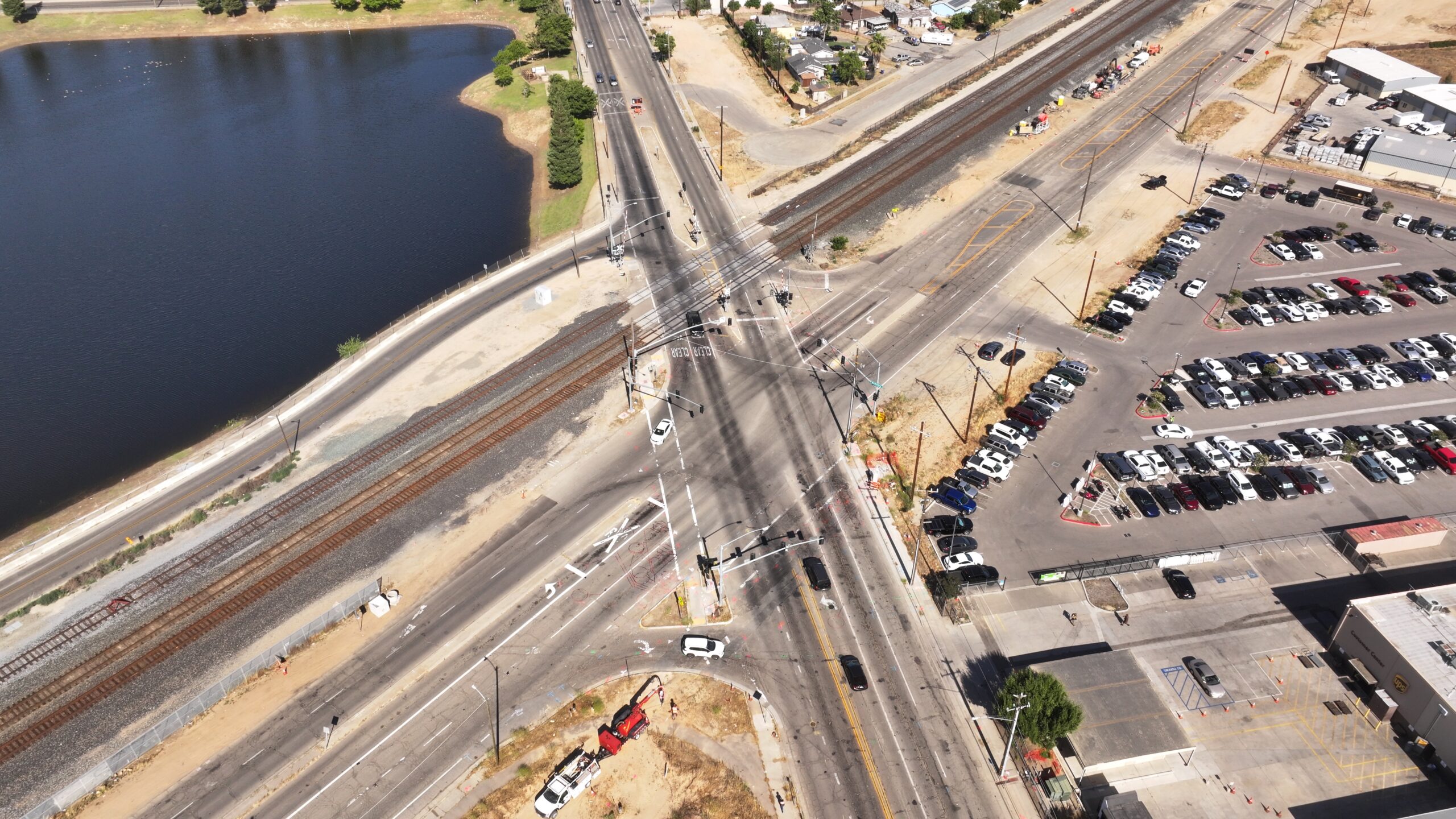 McKinley Avenue Grade Separation (drone view)