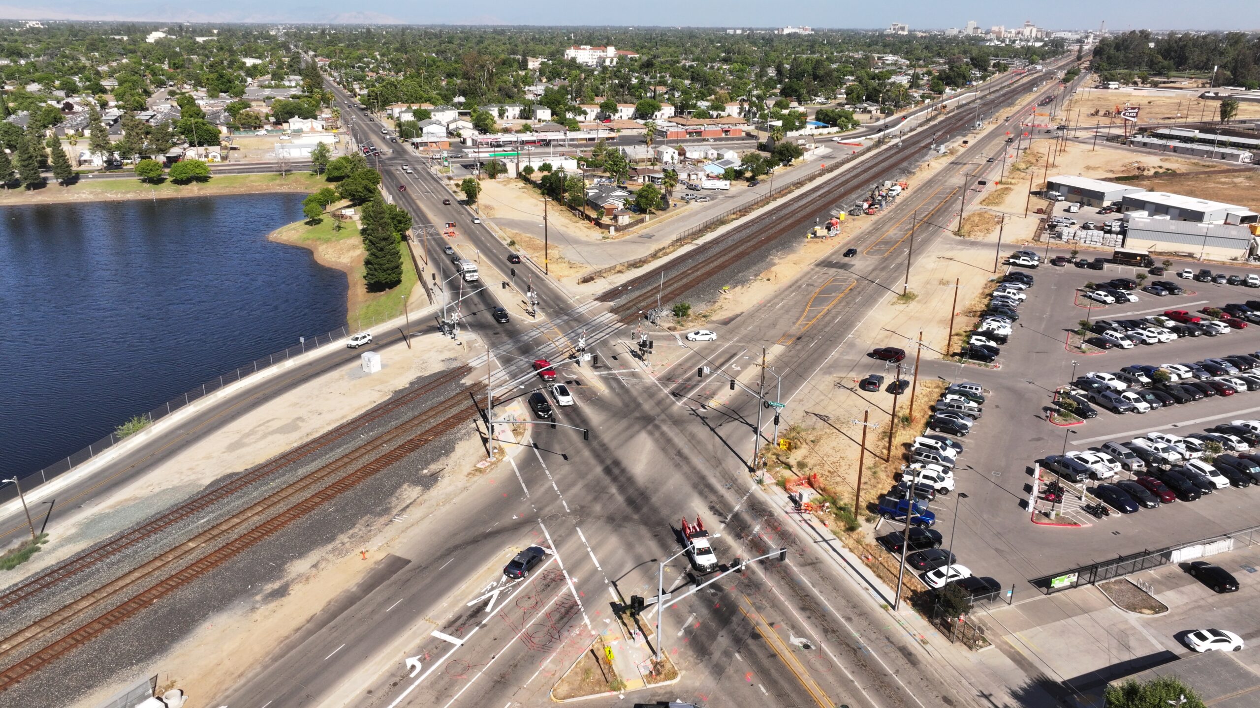 McKinley Avenue Grade Separation (drone view)