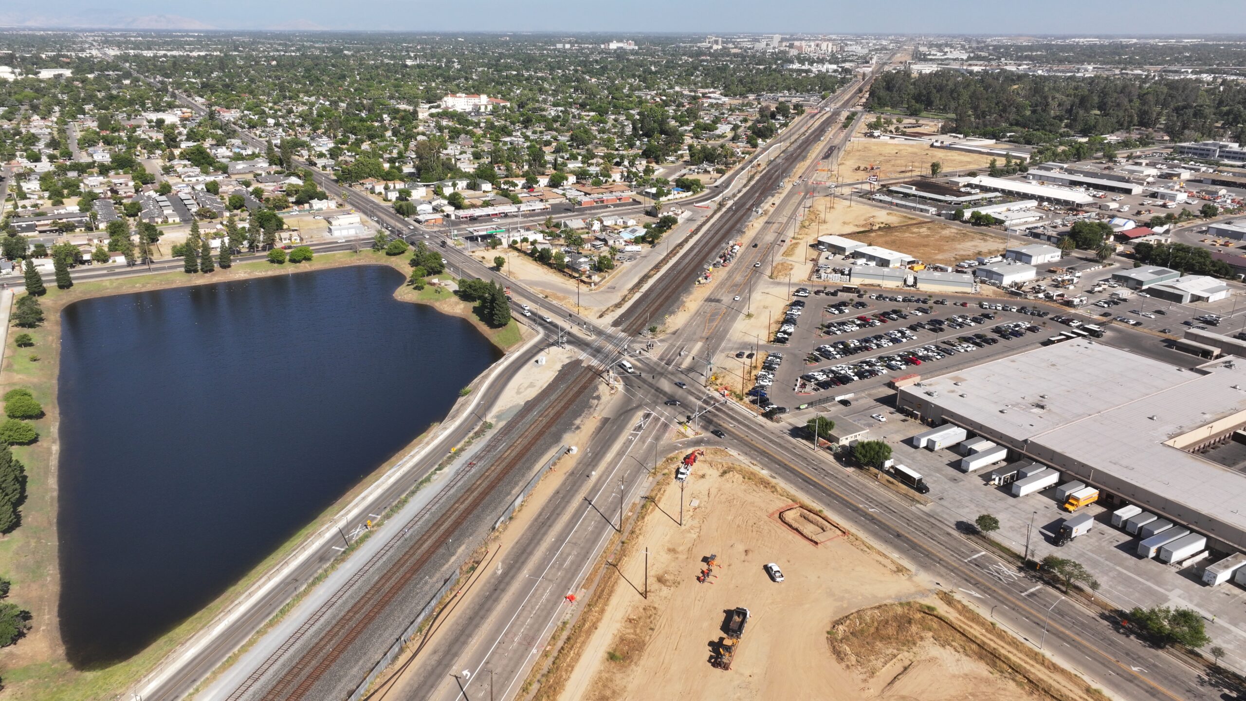 McKinley Avenue Grade Separation (drone view)