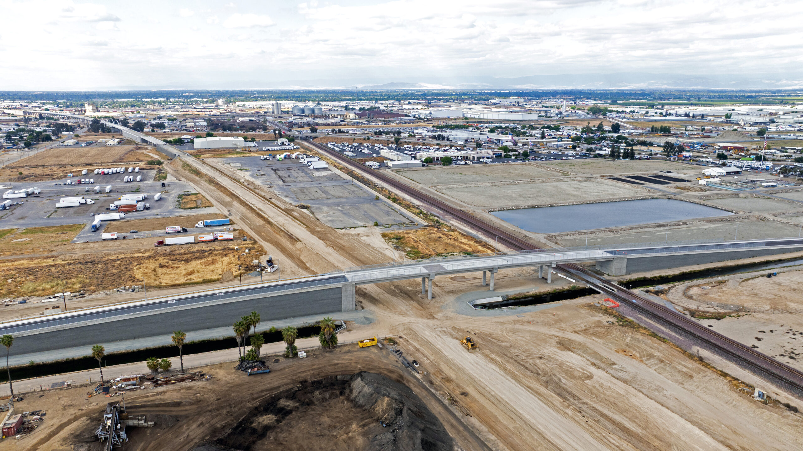 Central Avenue Grade Separation (drone view)