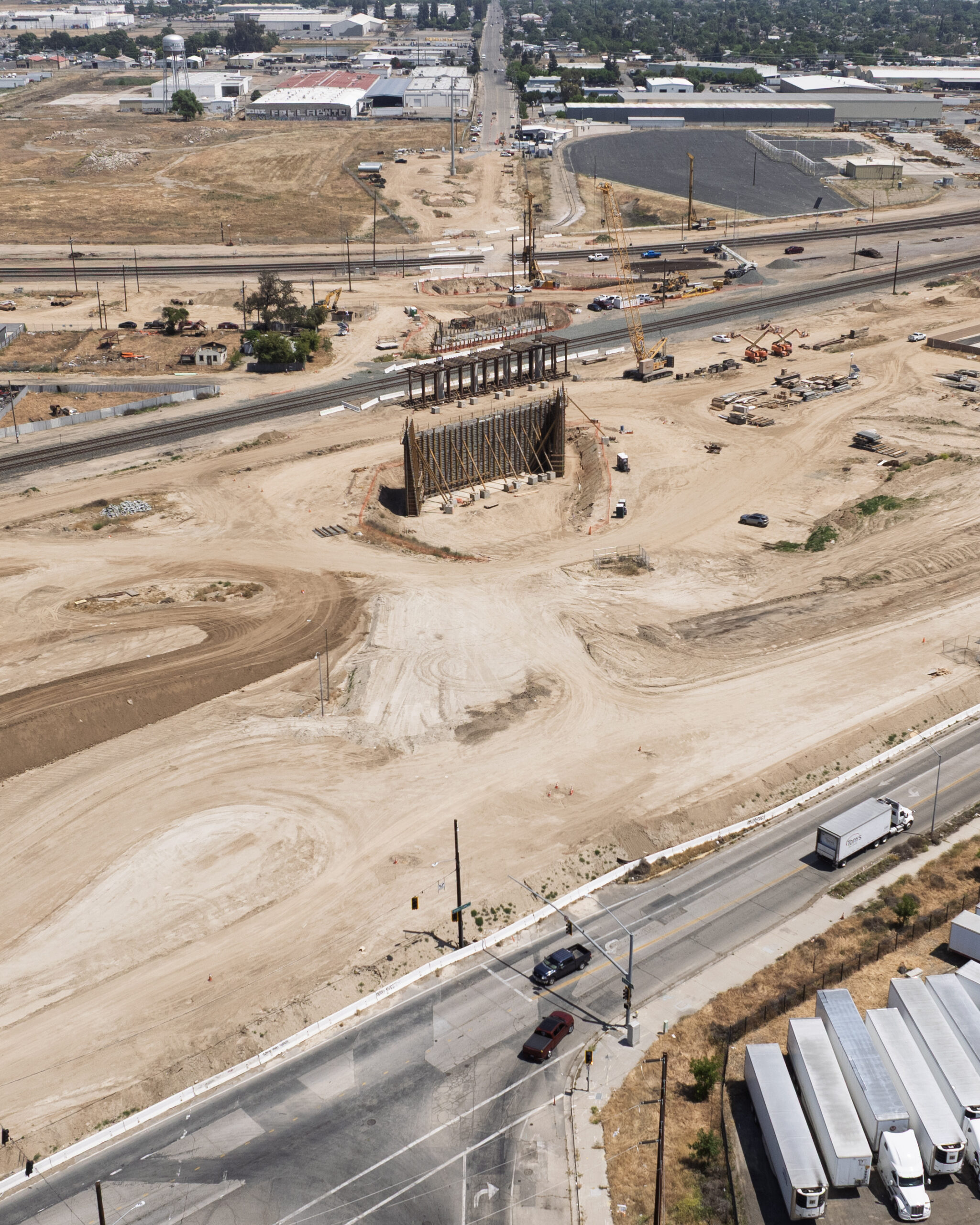 Church Avenue Grade Separation (drone view)