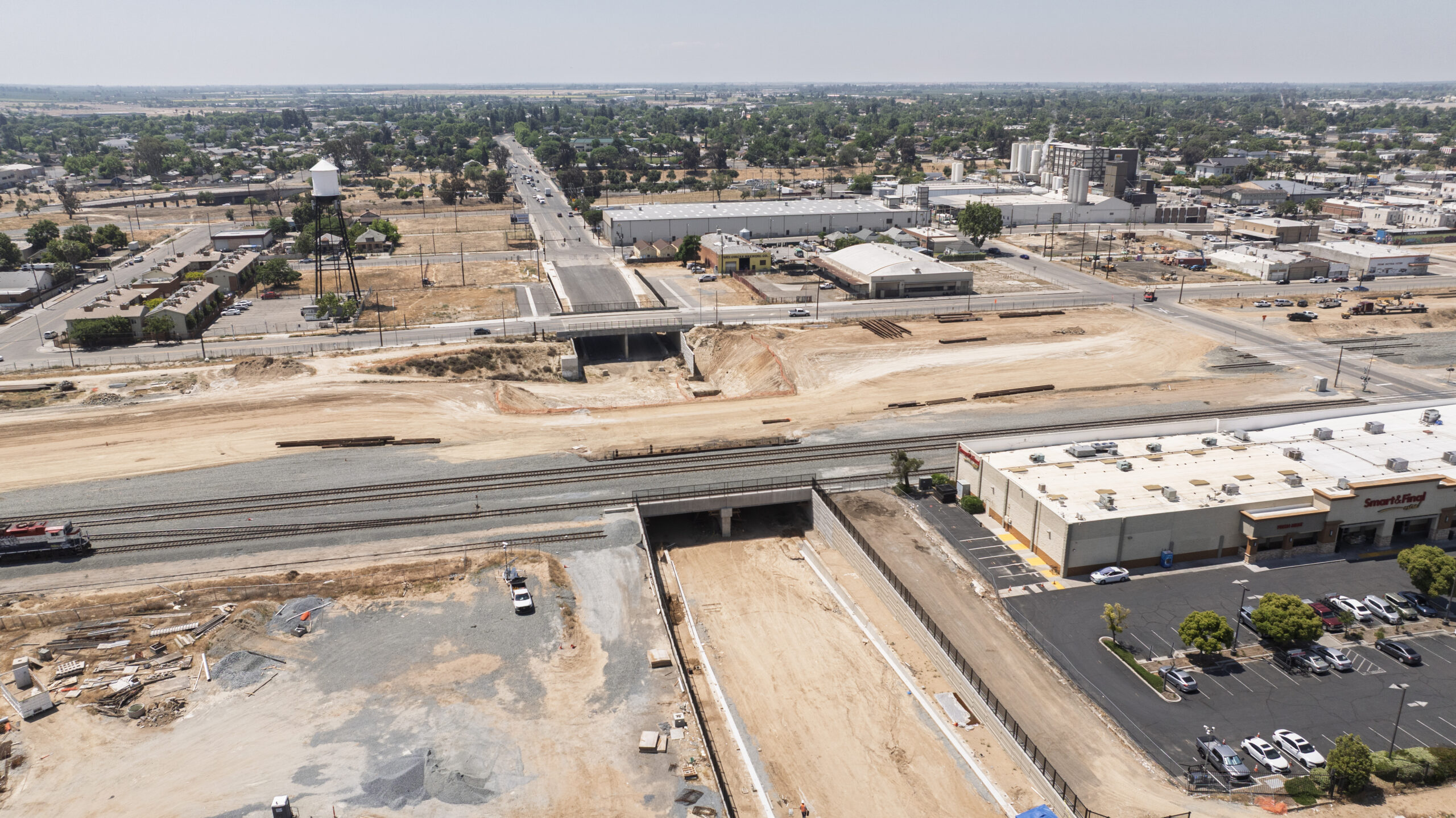 Cesar Chavez Underpass (drone view)